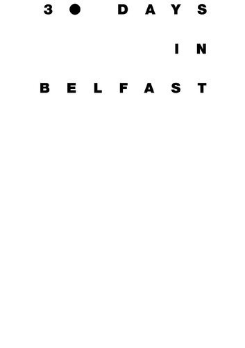 30 Days In Belfast Rita A Gordon