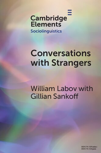 Conversations With Strangers William Labov