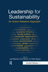 Leadership For Sustainability 1st Edition Judi Marshall Gill Coleman