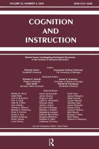 Investigating Participant Structures In The Context Of Science Instruction A Special Issue Of Cognition And Instruction Richard Lehrer Annemarie Sulli Palincsar