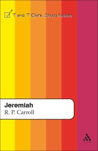 Jeremiah 1st Edition Robert P Carroll