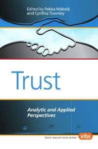 Trust Analytic And Applied Perspectives 1st Edition Pekka Mäkelä Cynthia Townley