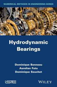 Hydrodynamic Bearings 1st Edition Aurelian Fatu Dominique Bonneau Dominique Souchet