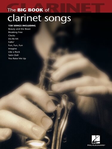 Big Book Of Clarinet Songs Songbook Hal Leonard Corp