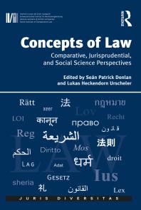 Concepts Of Law Comparative Jurisprudential And Social Science Perspectives 1st Edition Lukas Heckendorn Urscheler Sen Patrick Donlan Dr Sean Patrick Donlan Mr Julian Sidoli Del Ceno