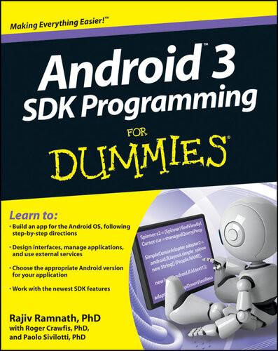 Android 3 Sdk Programming For Dummies 1st Rajiv Ramnath