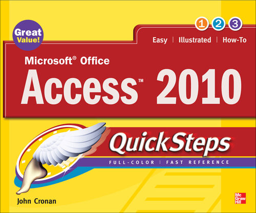 Microsoft Office Access 2010 Quicksteps 2nd Edition John Cronan