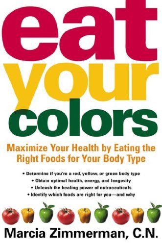 Eat Your Colors Maximize Your Health By Eating The Right Foods For Your Body Type 1st Edition Zimmerman
