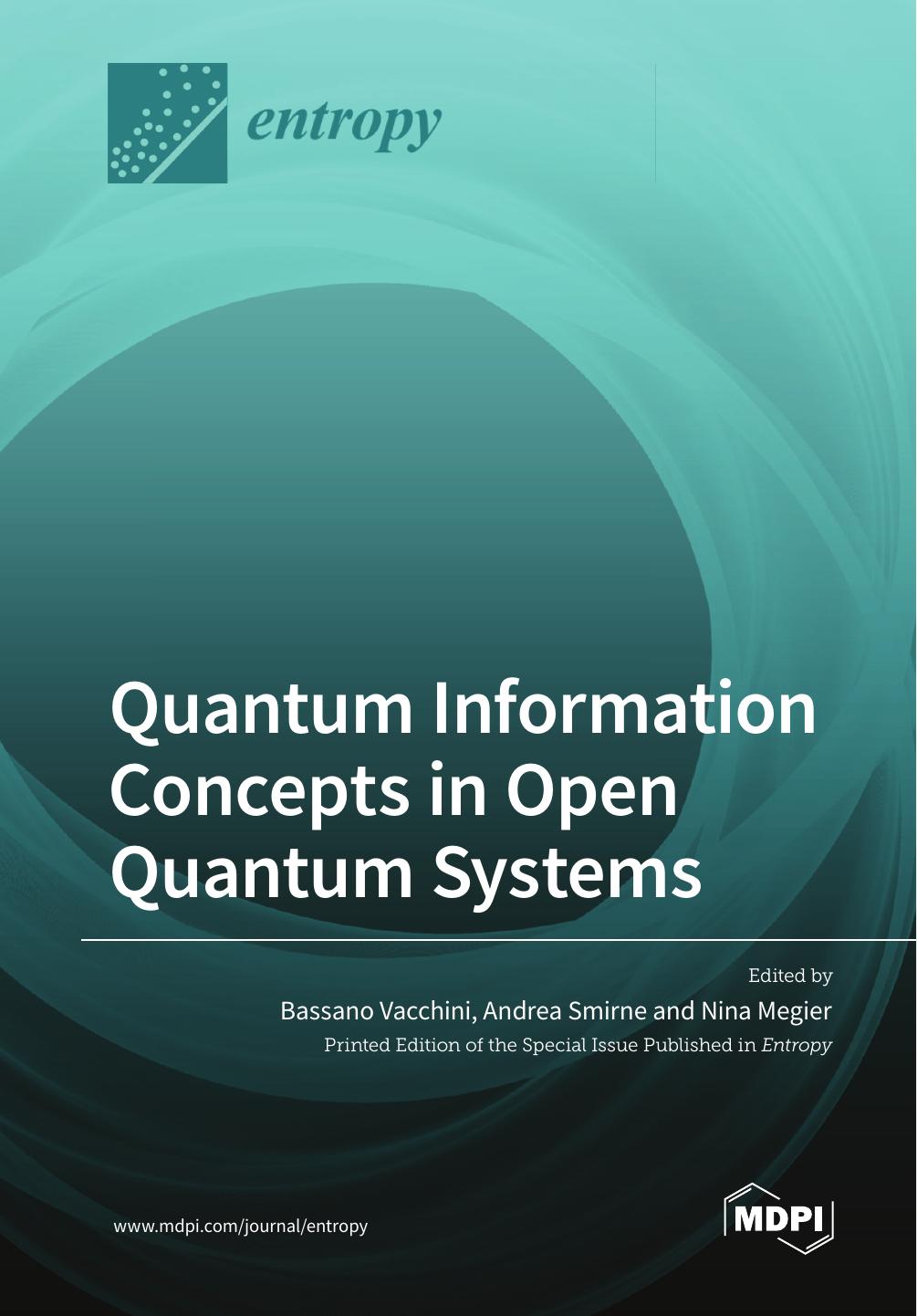 Quantum Information Concepts In Open Quantum Systems 1st Edition Bassano Vacchini