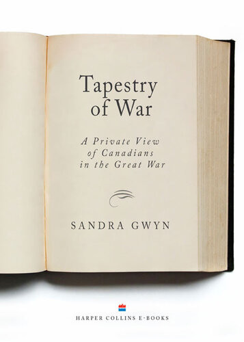 Tapestry Of War Sandra Gwyn