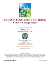 Carbon Footprint Big Book Gr 58 1st Edition George Graybill