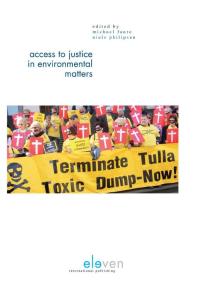 Access To Justice In Environmental Matters A Socioeconomic Analysis Michael Faure Niels Philipsen