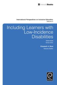 Including Learners With Lowincidence Disabilities Elizabeth A West Chris Forlin