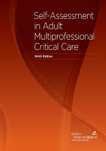 Selfassessment In Adult Multiprofessional Critical Care 9th Edition Aimee M Abide