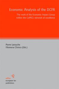 Economic Analysis Of The Dcfr The Work Of The Economic Impact Group Within Copecl 1st Edition Filomena Chirico Pierre Larouche