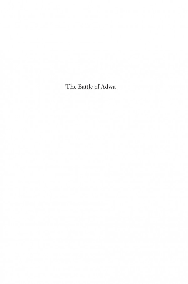 The Battle Of Adwa African Victory In The Age Of Empire Raymond Jonas