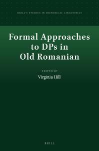 Formal Approaches To Dps In Old Romanian 1st Edition Virginia Hill