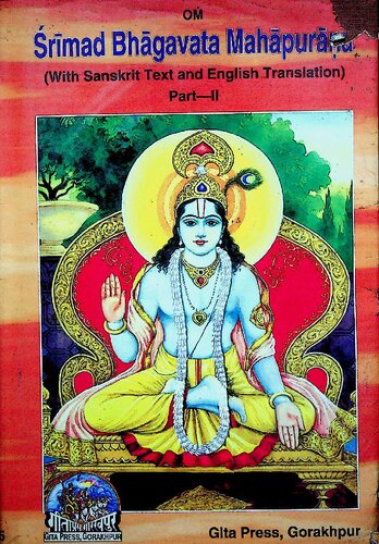 Srimad Bhagavata Mahapurana With Sanskrit Text And English Translation Volume2 Gita Press Gorakhpur 1st Edition Cl Goswami