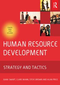 Human Resource Development 1st Edition Juani Swart Clare Mann Steve Brown Alan Price