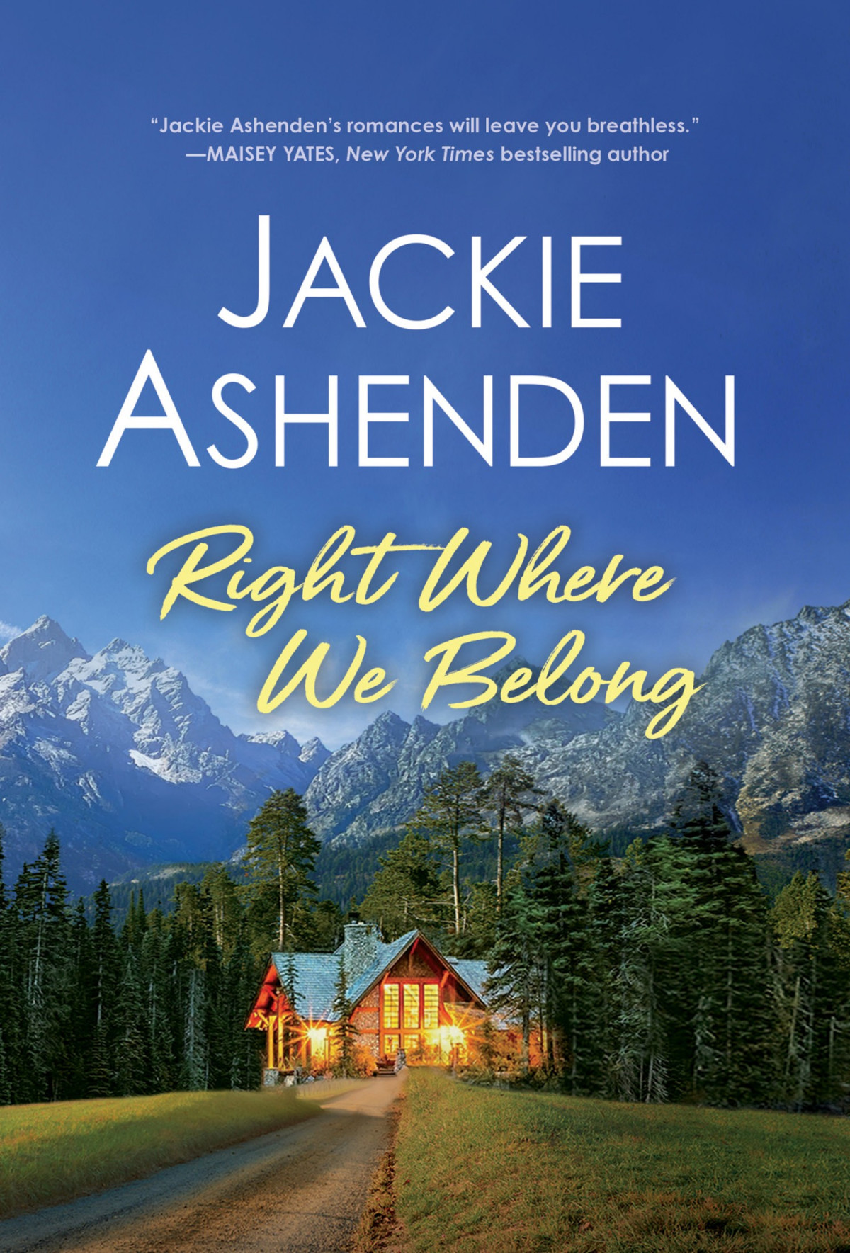 Right Where We Belong Jackie Ashenden
