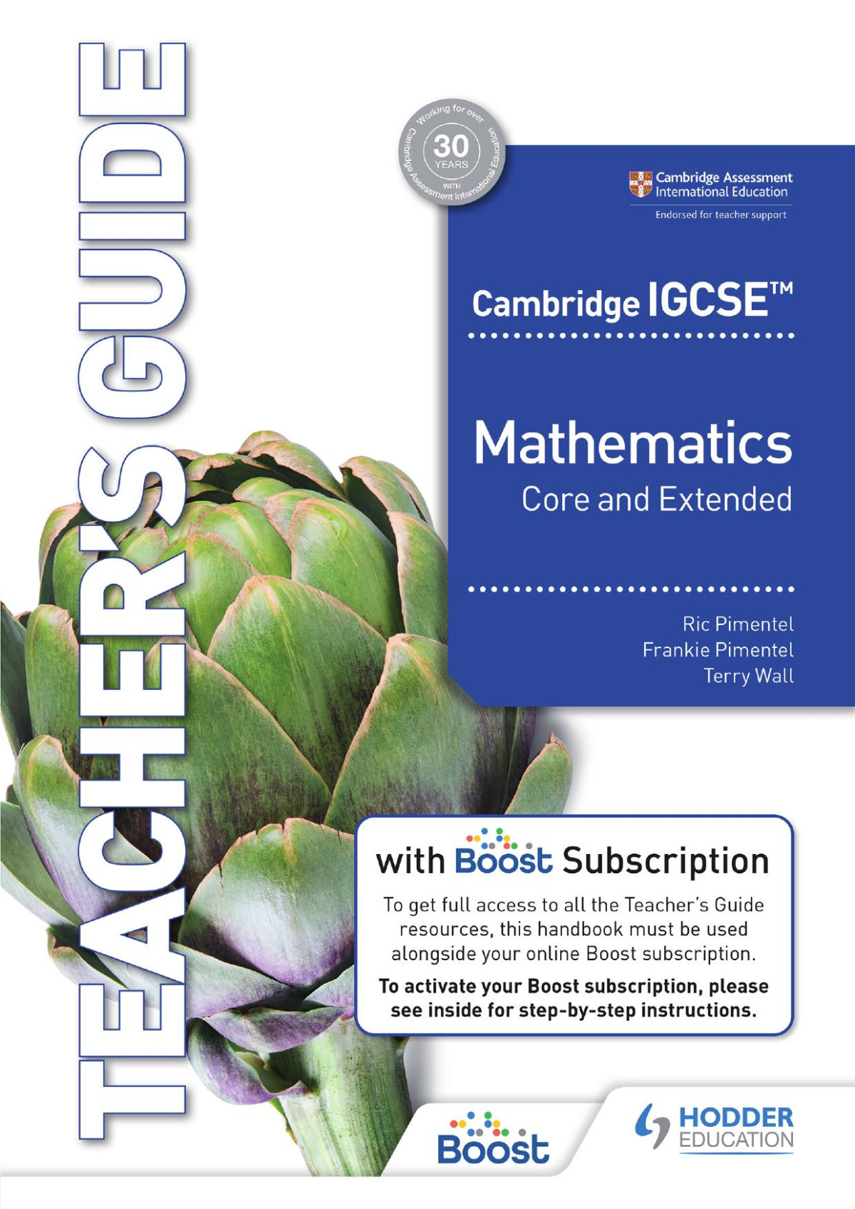 Cambridge Igcse Core And Extended Mathematics Teachers Guide With Boost Subscription Ric Pimentel