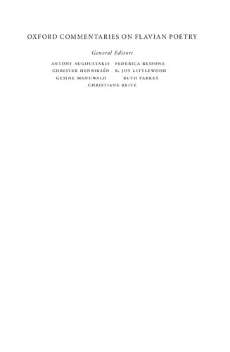 Valerius Flaccus Argonautica Book 8 Edited With Introduction Translation And Commentary Cristiano Castelletti
