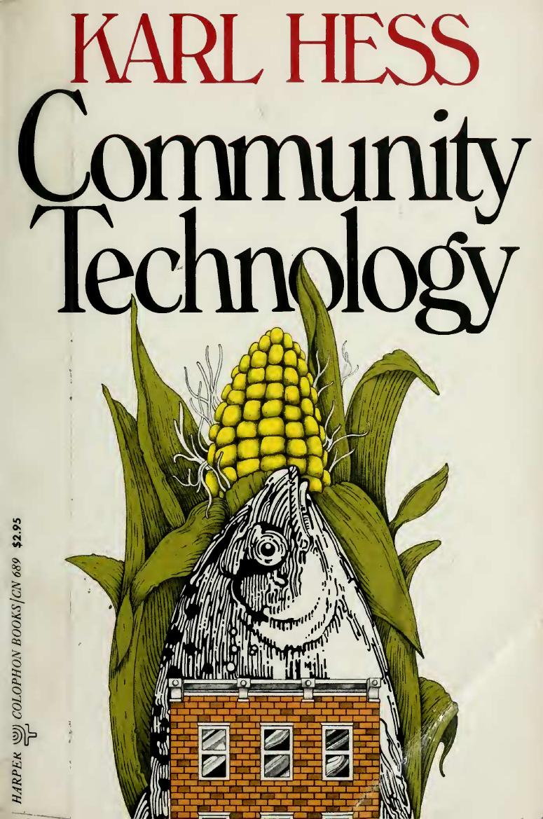 Community Technology Karl Hess Karl Hess