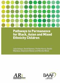Pathways To Permanence For Black Asian And Mixed Ethnicity Children Julie Selwyn David Quinton Perlita Harris Etc