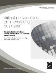 The Globalisation Of Labour Countercoordination And Unionism On The Internet Margaret Grieco John Hogan Miguel Martinez Lucio
