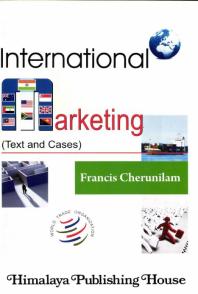 International Marketing Text And Cases Francis Cherunilam