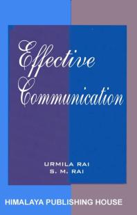 Effective Communication Urmila Rai Sm Rai
