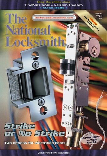 The National Locksmith Volume 72 Number 3 3rd Edition The National Locksmith