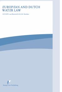 European And Dutch Water Law Marleen Van Rijswick Herman Havekes