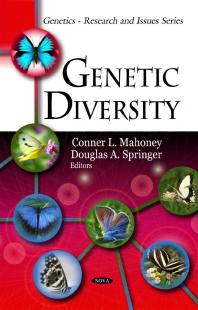 Genetic Diversity 1st Edition Conner L Mahoney Douglas A Springer