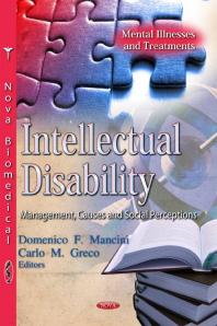 Intellectual Disability Management Causes And Social Perceptions Management Causes And Social Perceptions 1st Edition Domenico F Mancini Carlo M Greco