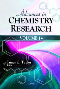 Advances In Chemistry Research 1st Edition James C Taylor