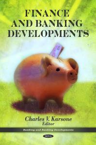 Finance And Banking Developments 1st Edition Charles V Karsone