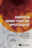 Advances In Number Theory And Applied Analysis Pradip Debnath