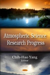Atmospheric Science Research Progress 1st Edition Chihhao Yang