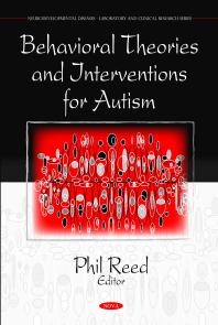 Behavioral Theories And Interventions For Autism 1st Edition Phil Reed