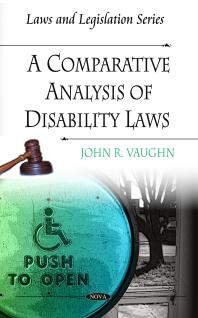 A Comparative Analysis Of Disability Laws 1st Edition John R Vaughn Vaughn