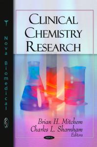Clinical Chemistry Research 1st Edition Brian H Mitchem Charles L Sharnham