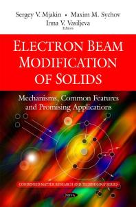 Electron Beam Modification Of Solids Mechanisms Common Features And Promising Applications 1st Edition Sergey V Mjakin Maxim M Sychov Inna V Vasiljeva