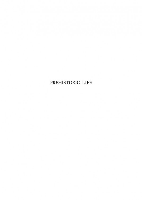 Prehistoric Life Percy E Raymond