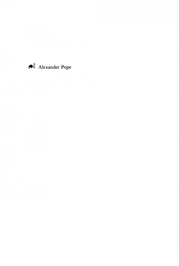 Alexander Pope The Genius Of Sense David B Morris