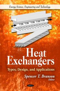 Heat Exchangers Types Design And Applications Types Design And Applications 1st Edition Spencer T Branson