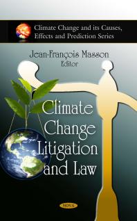 Climate Change Litigation And Law 1st Edition Masson