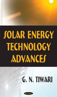 Solar Energy Technology Advances 1st Edition Gn Tiwari