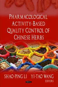 Pharmacological Activitybased Quality Control Of Chinese Herbs 1st Edition Shaoping Li