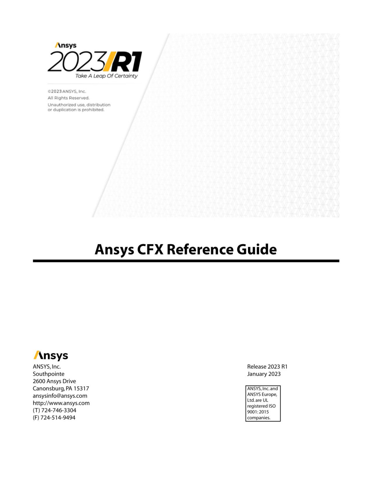Cfx Reference Guide Boris J P Grinstein F F Oran E S And Kolbe